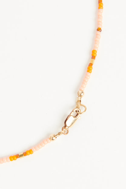 Tangerine stacker Necklace