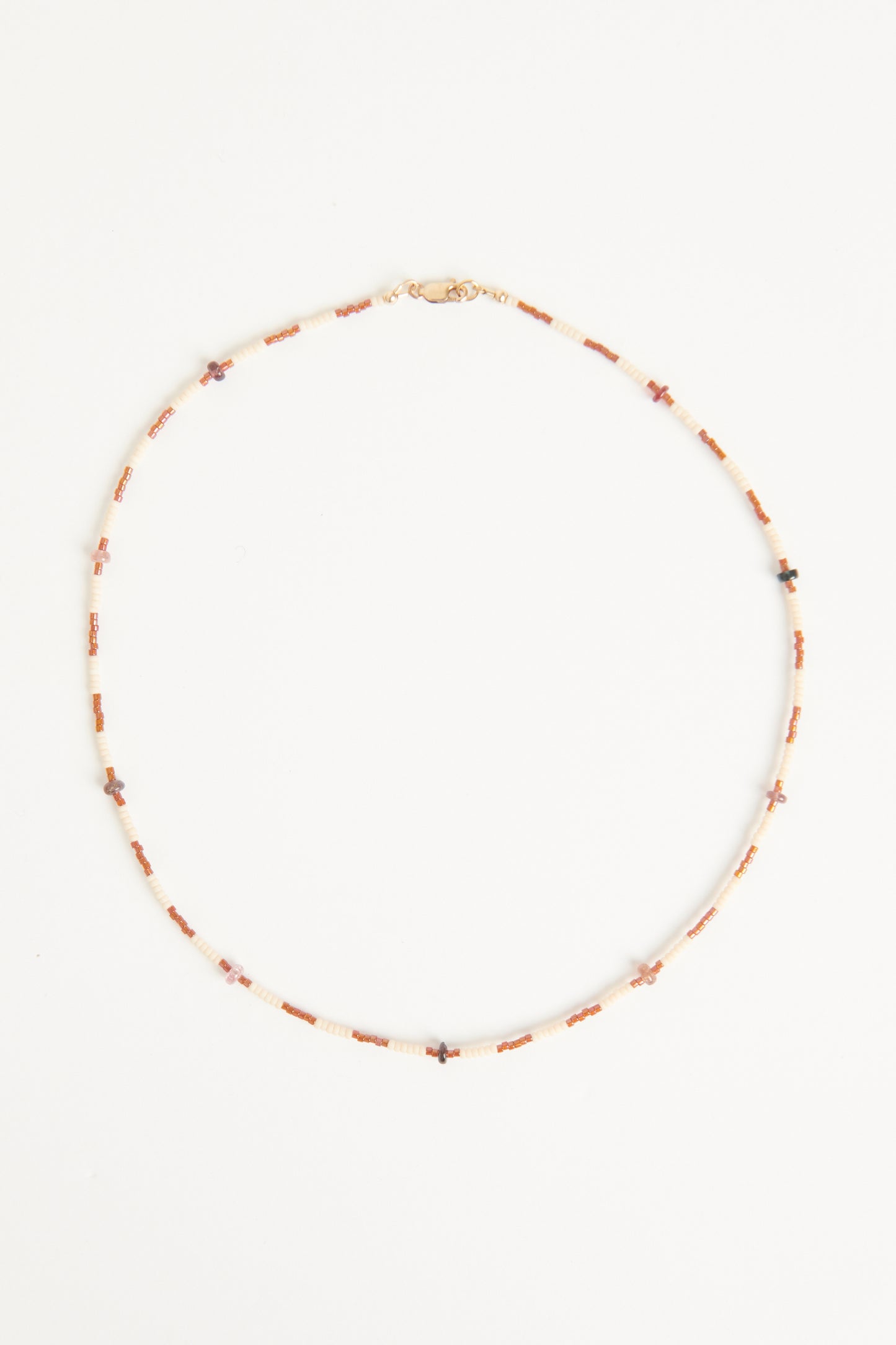 Caramel swirl stacker Necklace