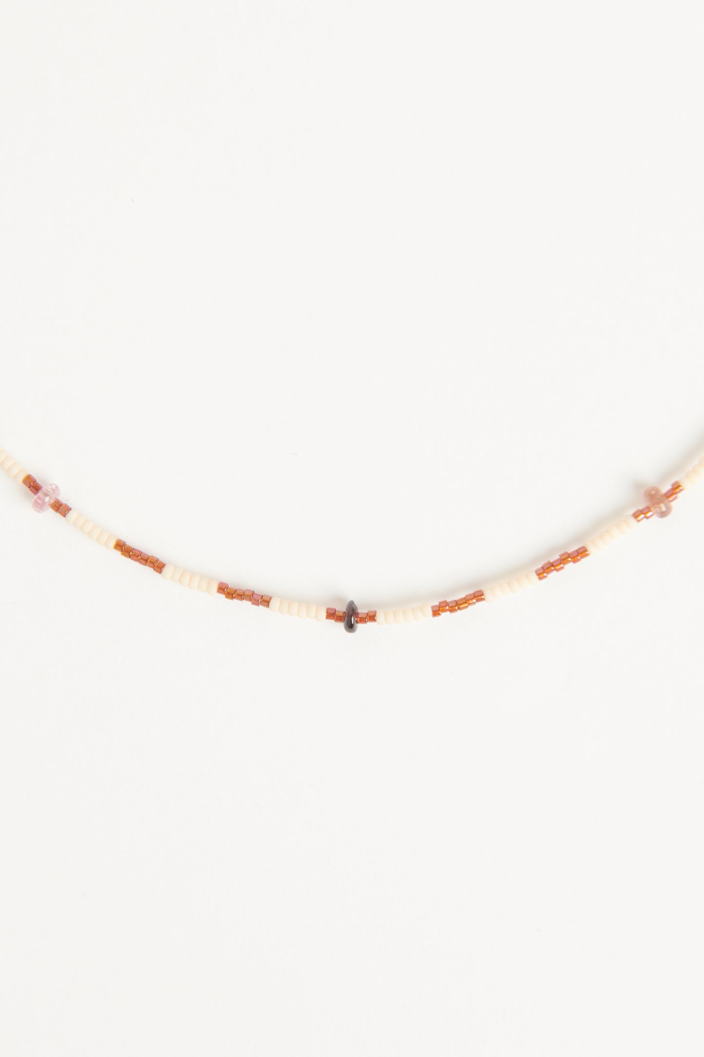 Caramel swirl stacker Necklace