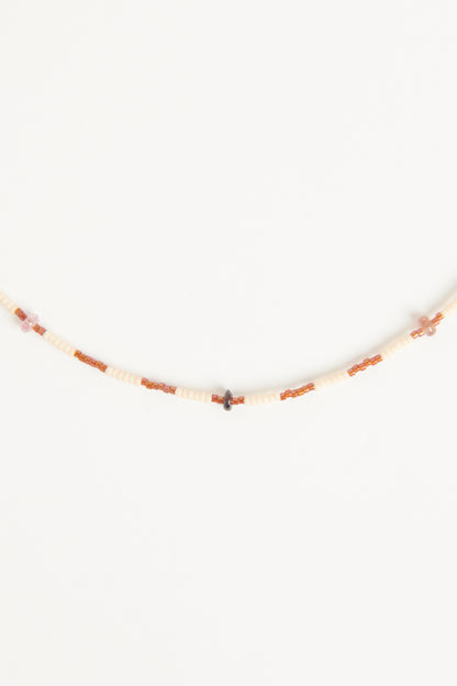 Caramel swirl stacker Necklace