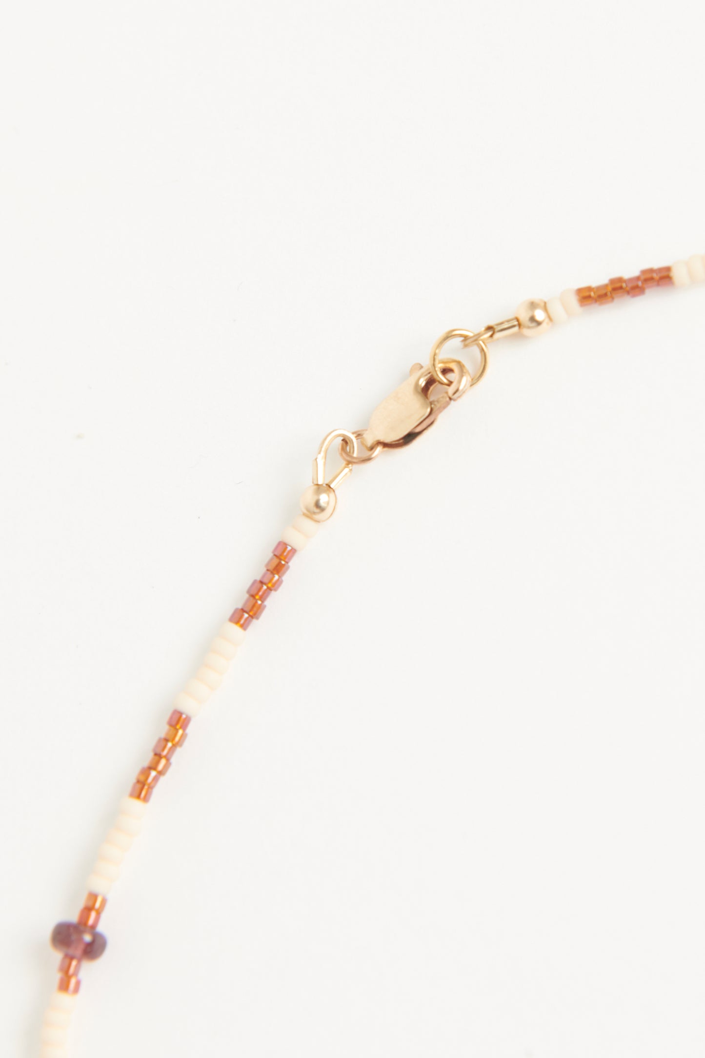 Caramel swirl stacker Necklace