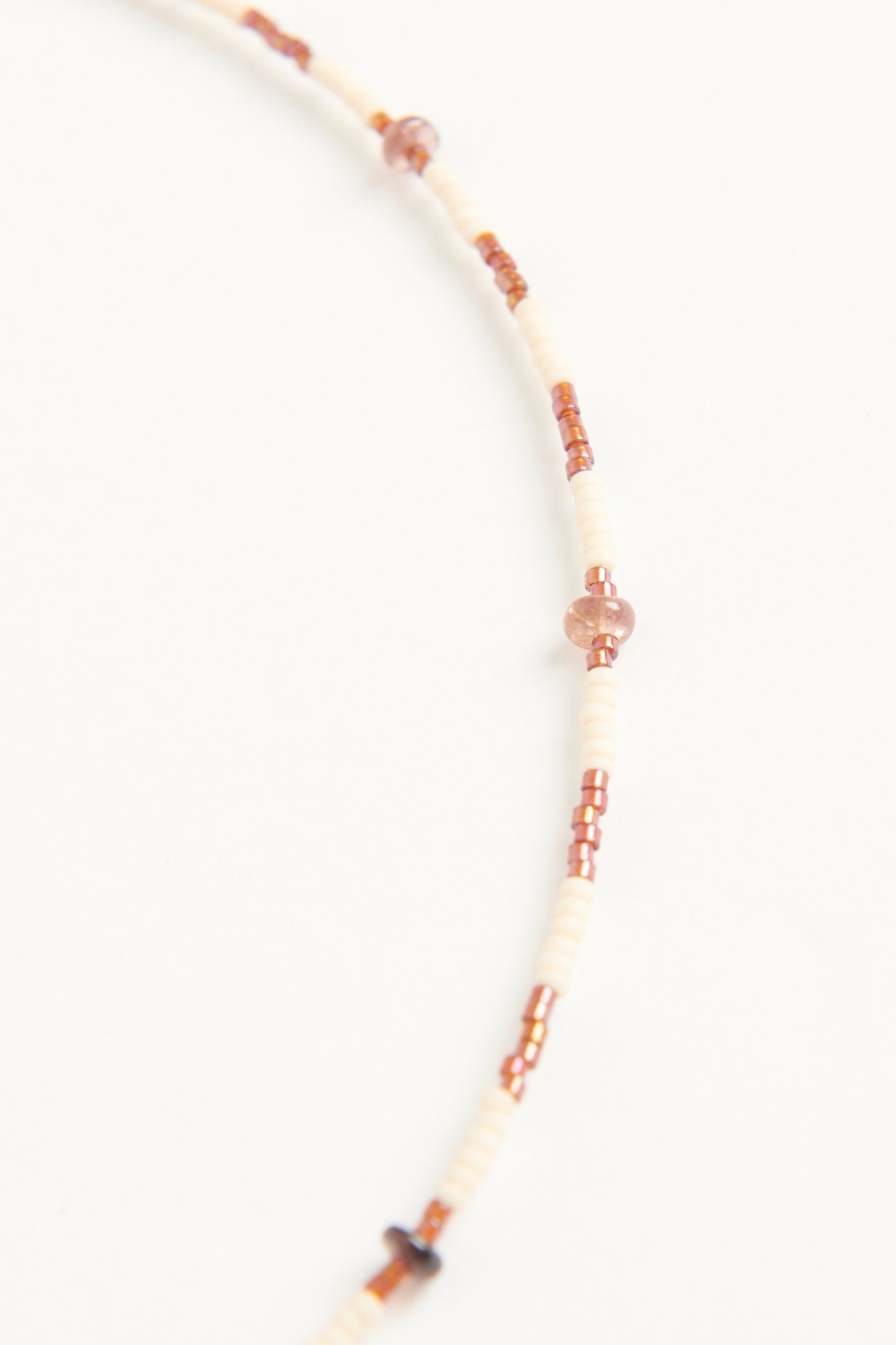 Caramel swirl stacker Necklace