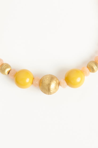 Winter Peach Necklace