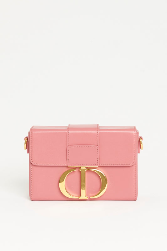 2019 Pink Leather 30 Montaigne Box Bag