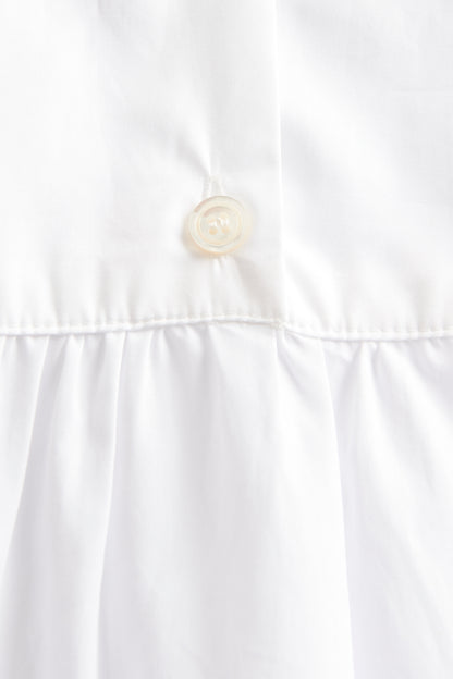 White Cotton The Shirt Dress Preowned Dress