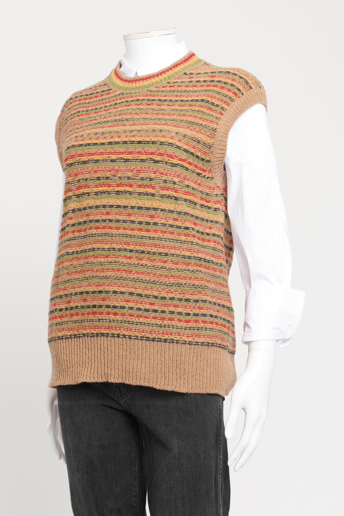 Multi Lovers Rock Wool Preowned Sweater Vest