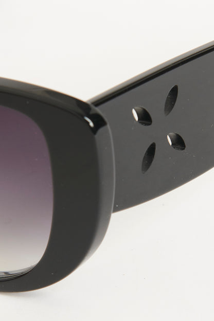 Black Acetate Preowned Oversized Sunglasses