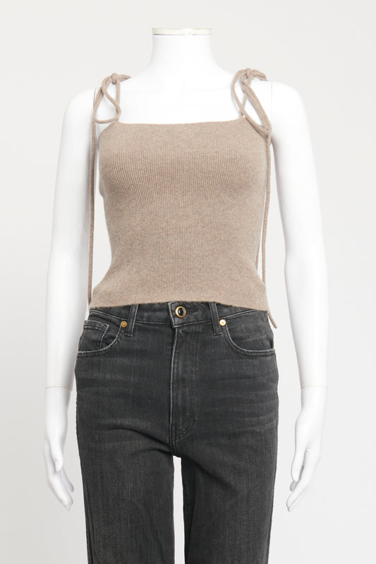 Taupe Cashmere Preowned No.141 Dear Tank Top