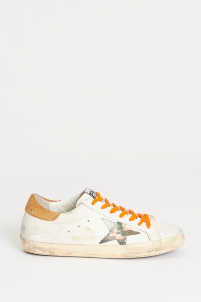 White Leather Preowned Super-Star Trainers