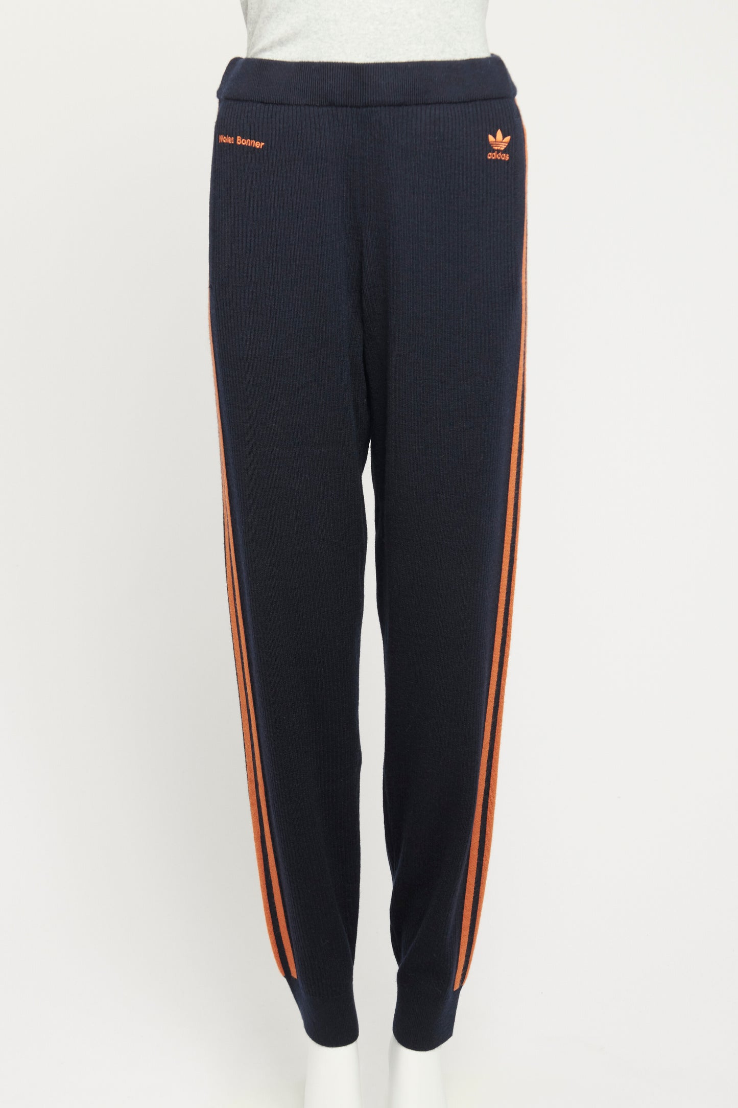 Navy Wool Knit Preowned Track Pant