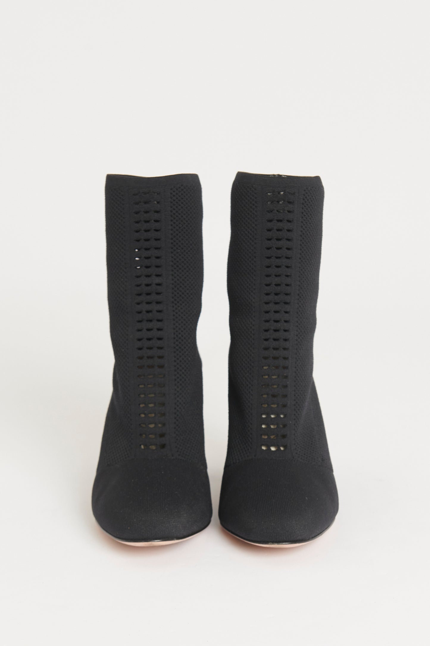 Thurlow Black Knit Preowned Sock Boot
