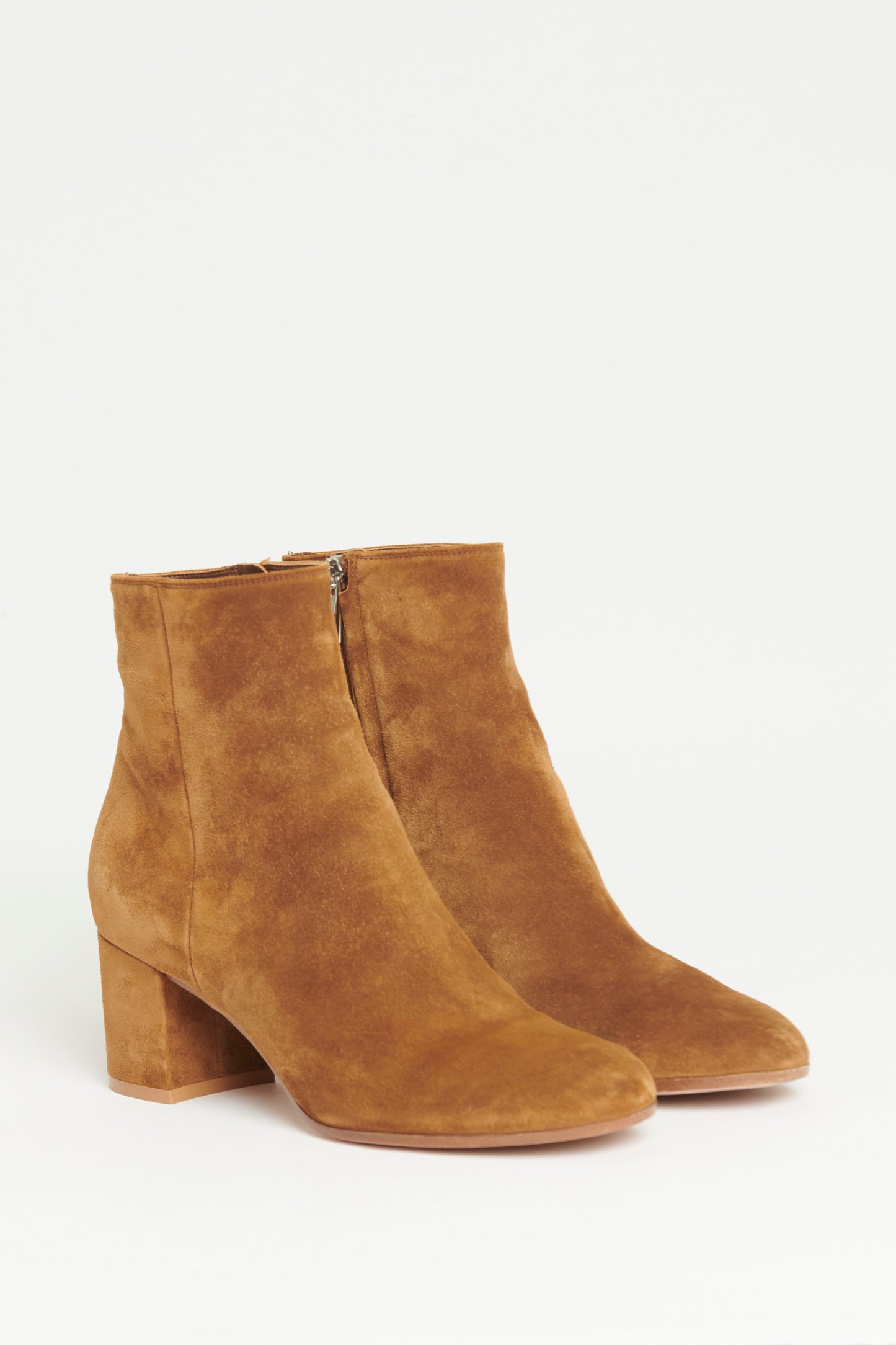 Brown Suede Preowned Margaux Ankle Boots