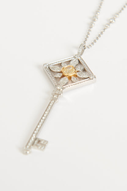 Kaleidoscope Preowned Key Pendant and Chain