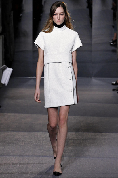 2013 White Viscose Blend Preowned Open Back Mini Dress