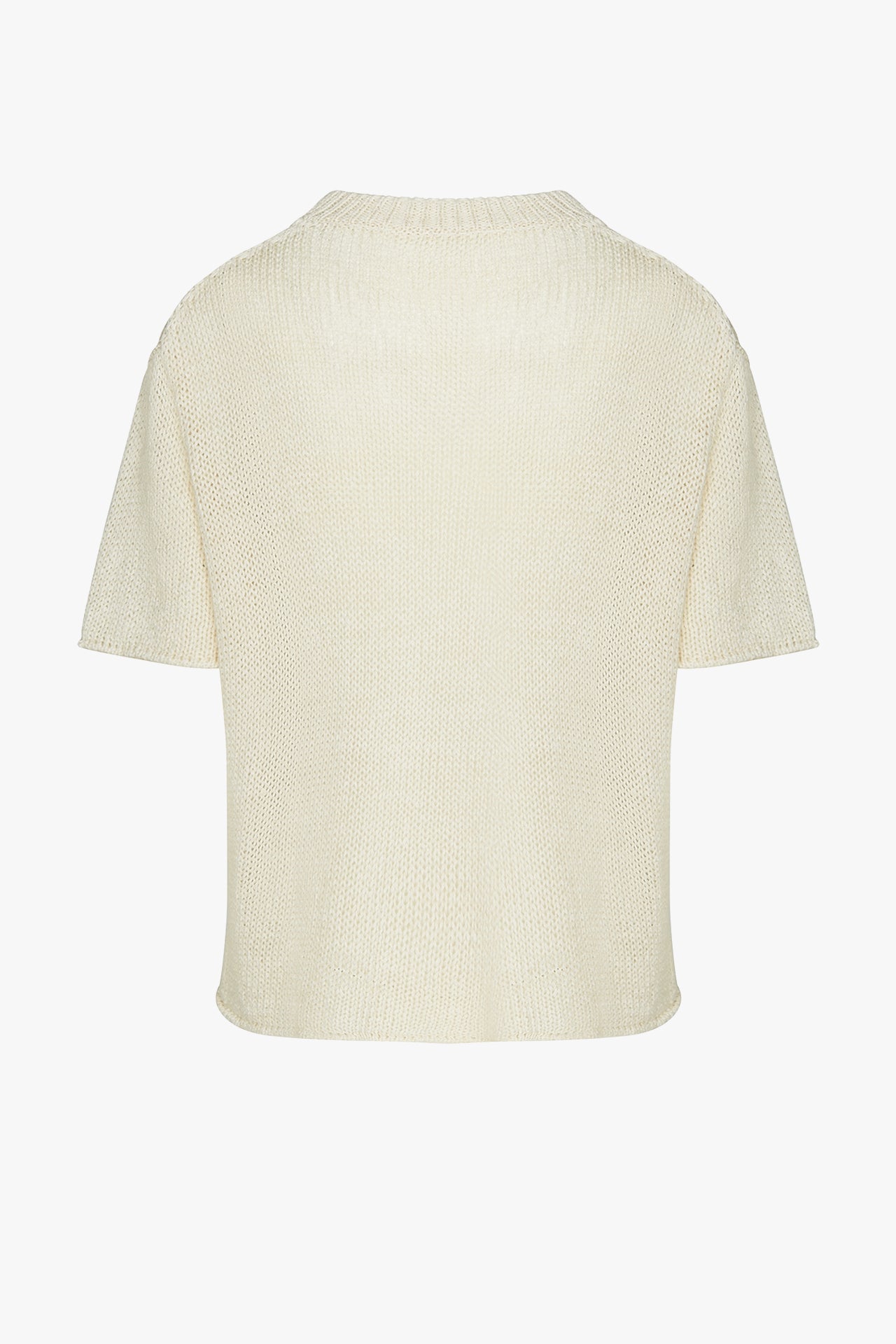 Ecru Charlotte Knitted T Shirt