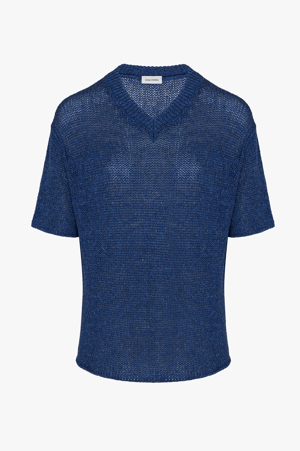 Indigo Charlotte Knitted T Shirt