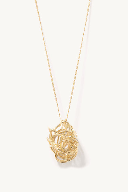 What is it We Are Waiting For? - Gold Vermeil Pendant