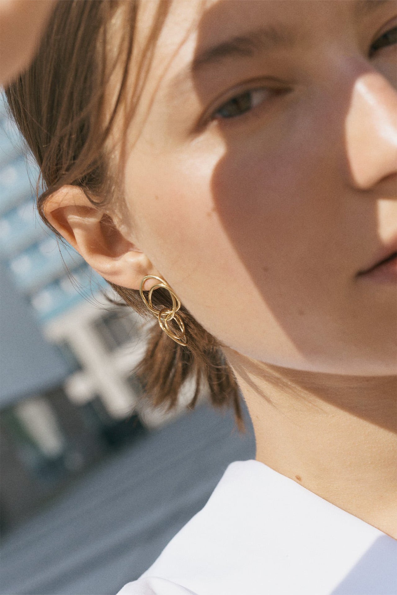 Tumble, Tumble - Gold Vermeil Earrings