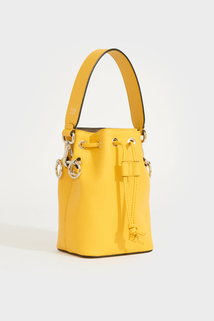 Mon Trésor Mini Bag in Yellow Leather