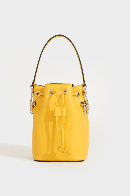 Mon Trésor Mini Bag in Yellow Leather