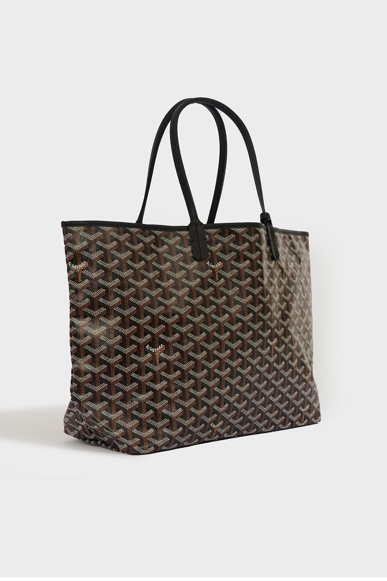 Canvas and Leather-Trim Saint Louis PM Tote