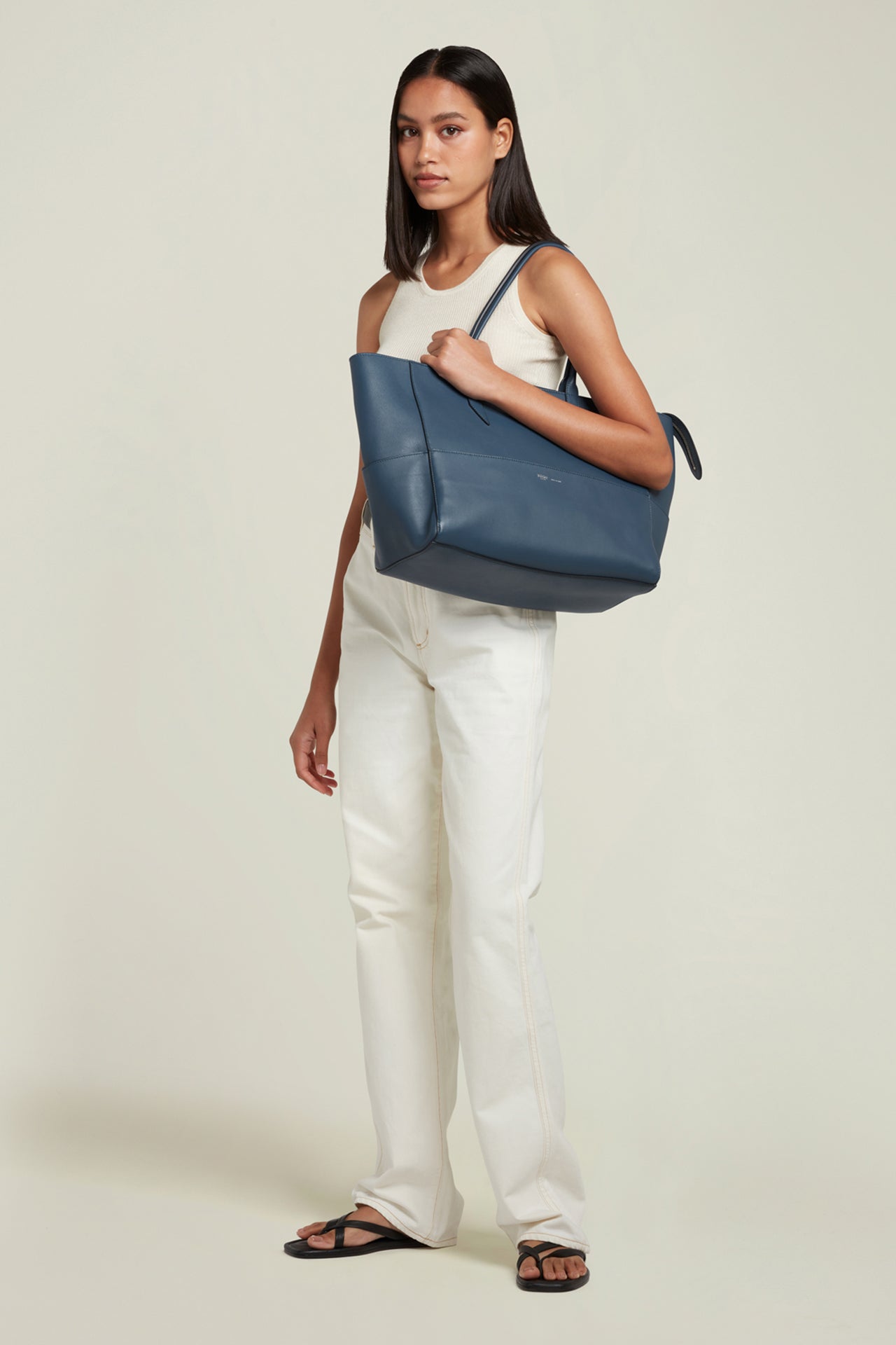 Storm Small Incognito Tote in Smooth Calfskin