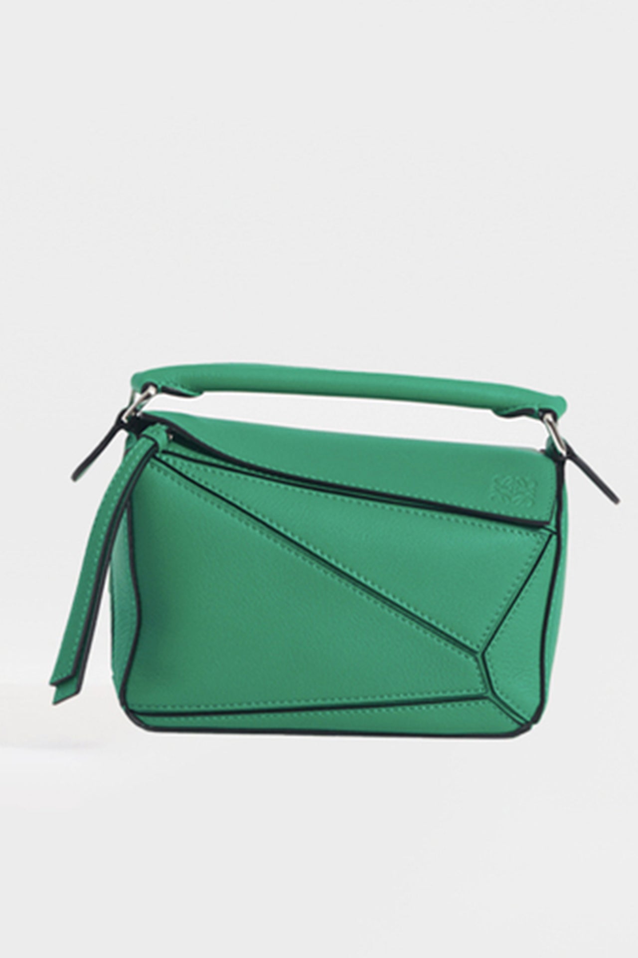 Puzzle Mini Leather Bag Jungle Green