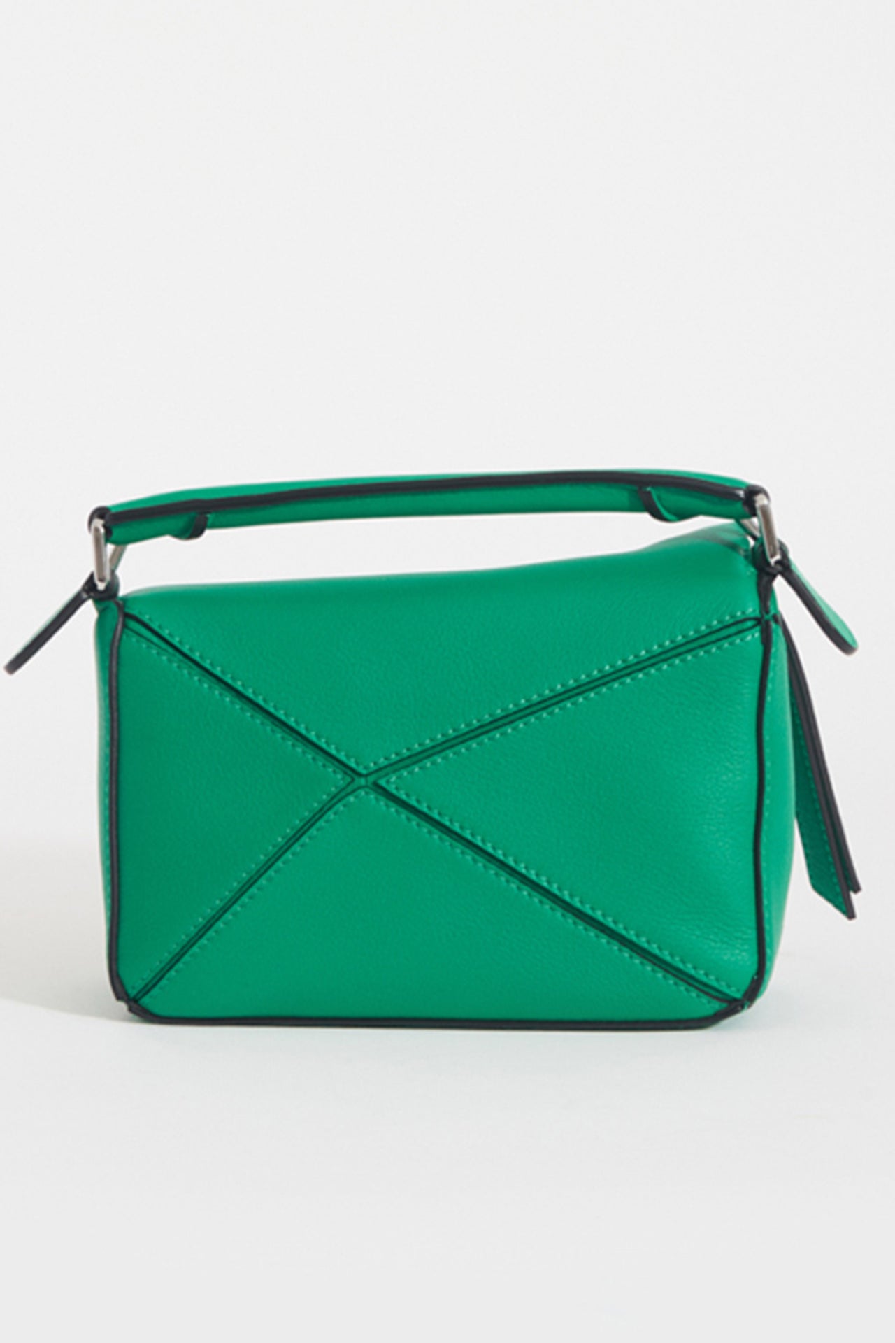 Puzzle Mini Leather Bag Jungle Green