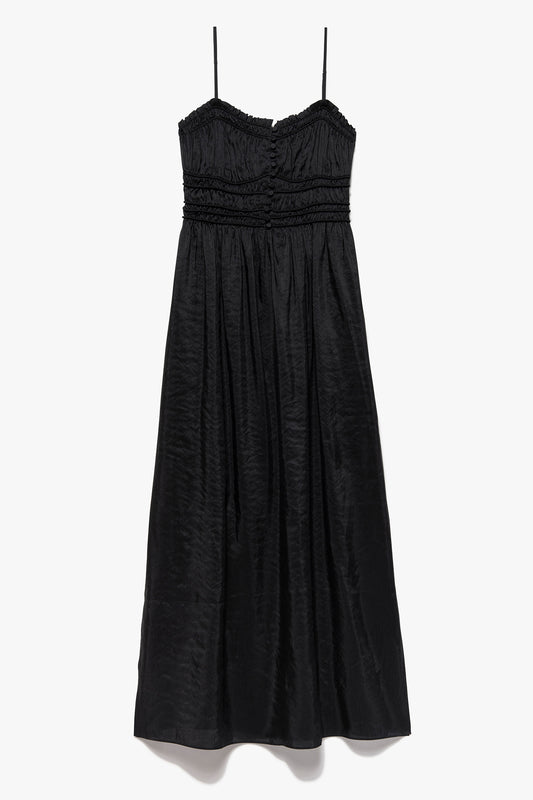 Black Corded Cami Dress