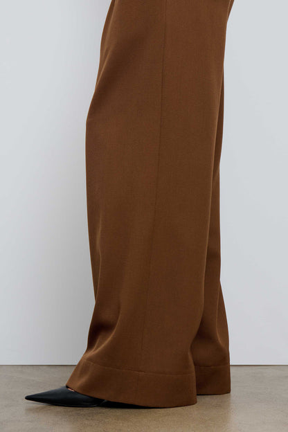 Brown Low Rise Trouser