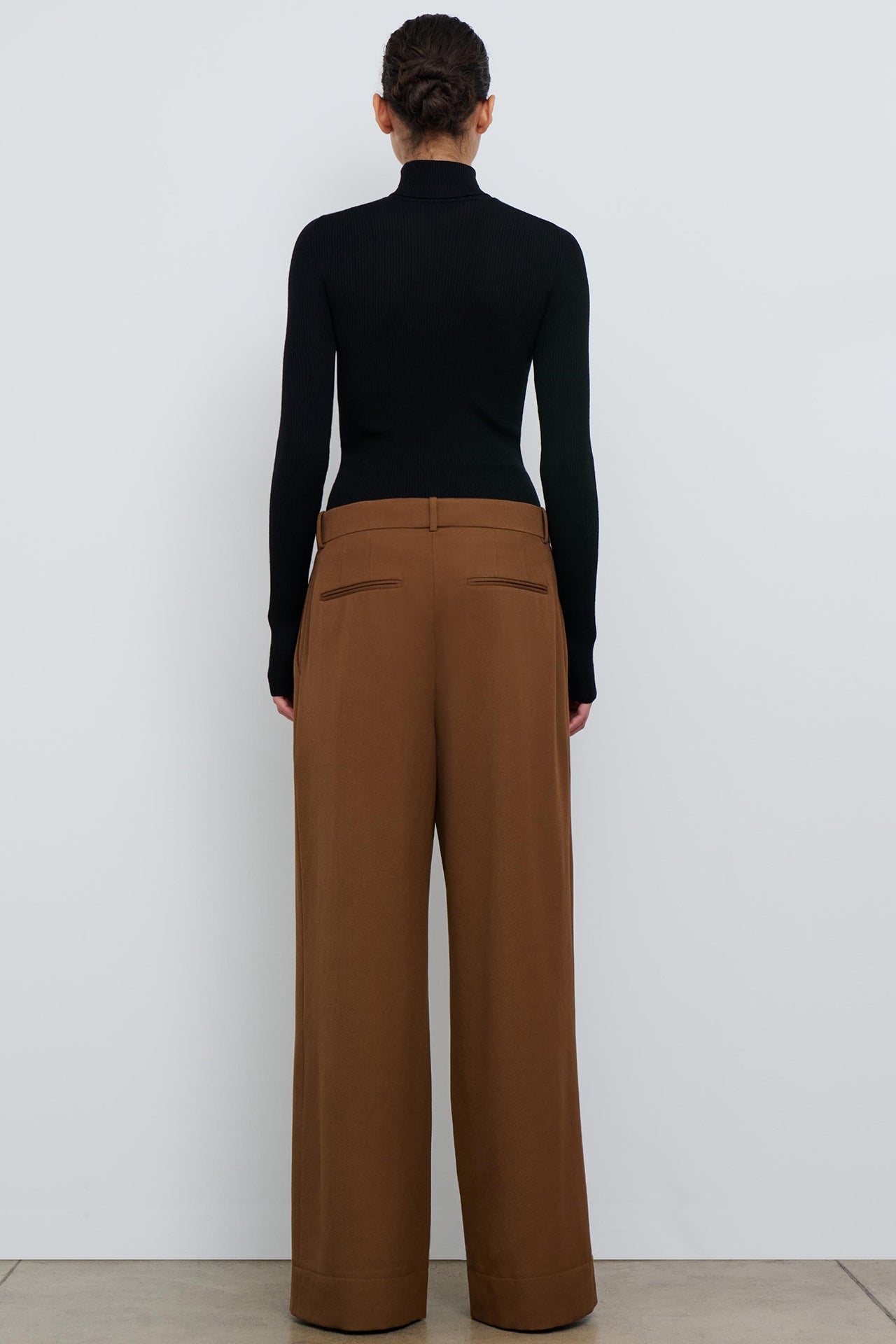 Brown Low Rise Trouser