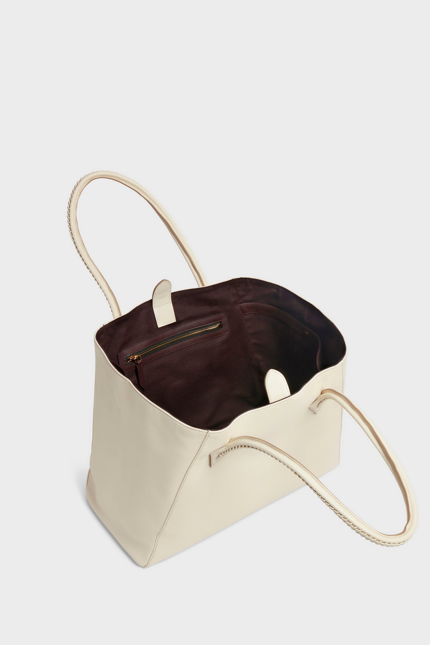 White Sand Perriand Collapsible Cabas Bag