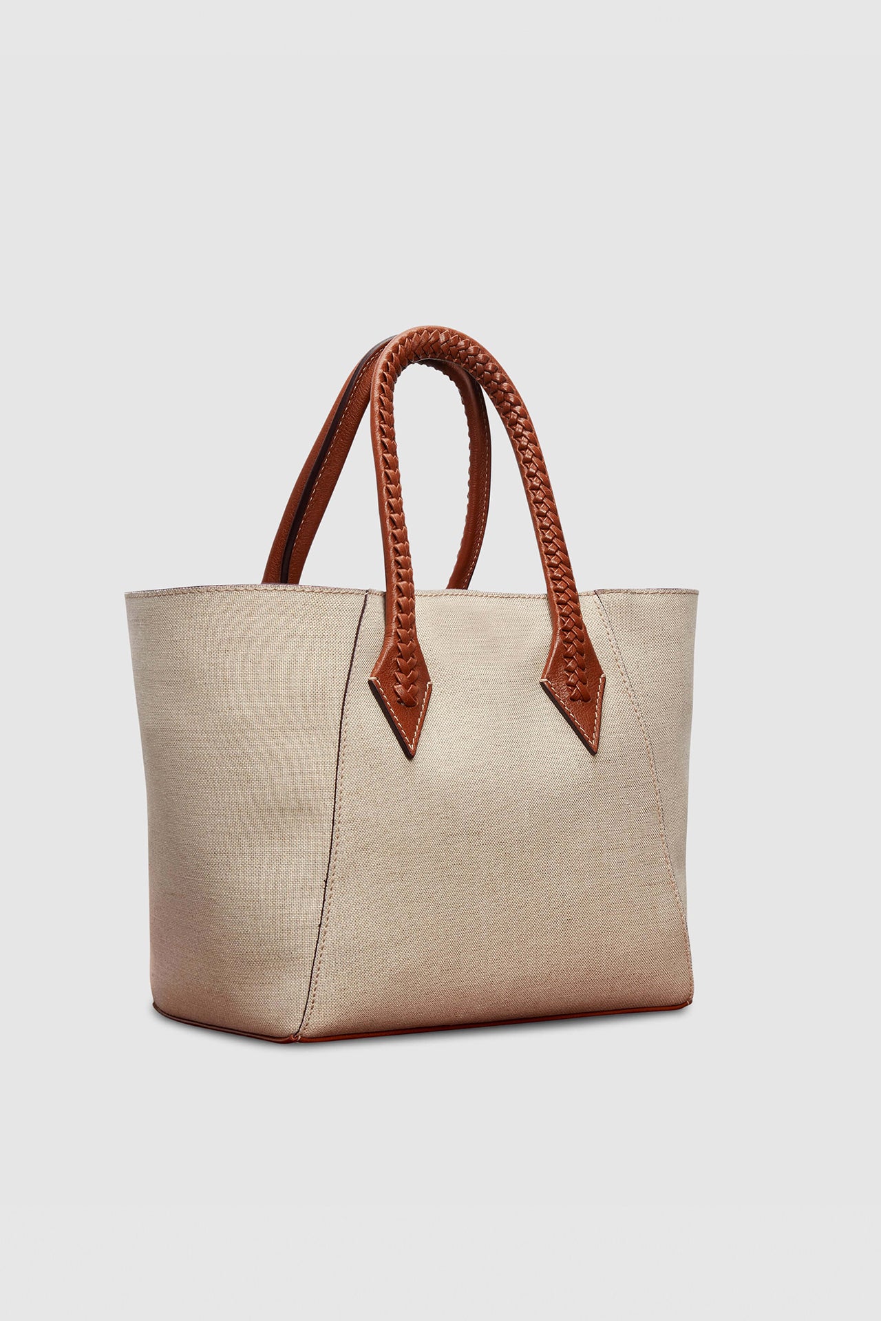 Natural Cognac Perriand Medium Bag