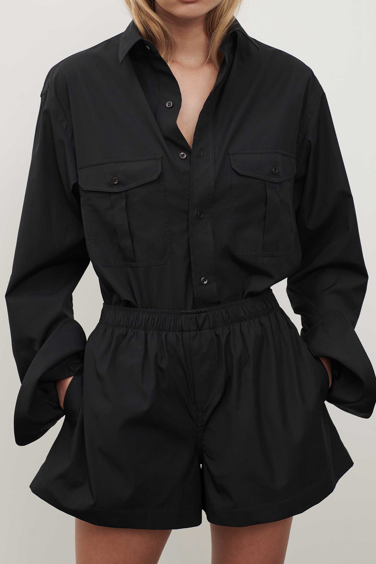 Black Shirt Dress Mini