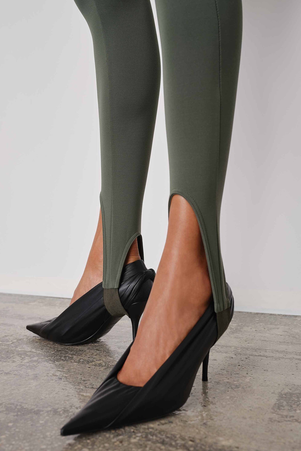 Green Stirrup Legging