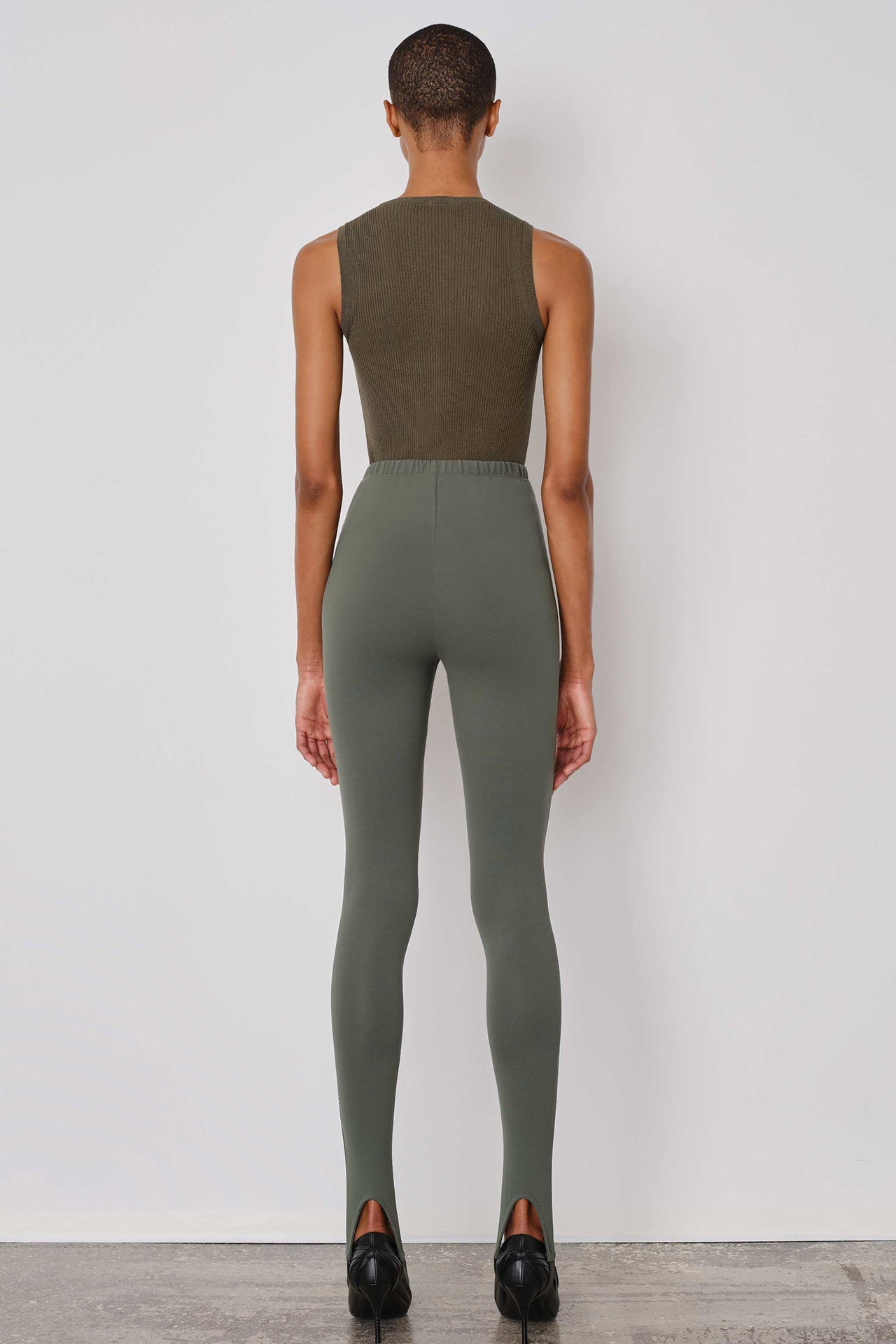 Green Stirrup Legging