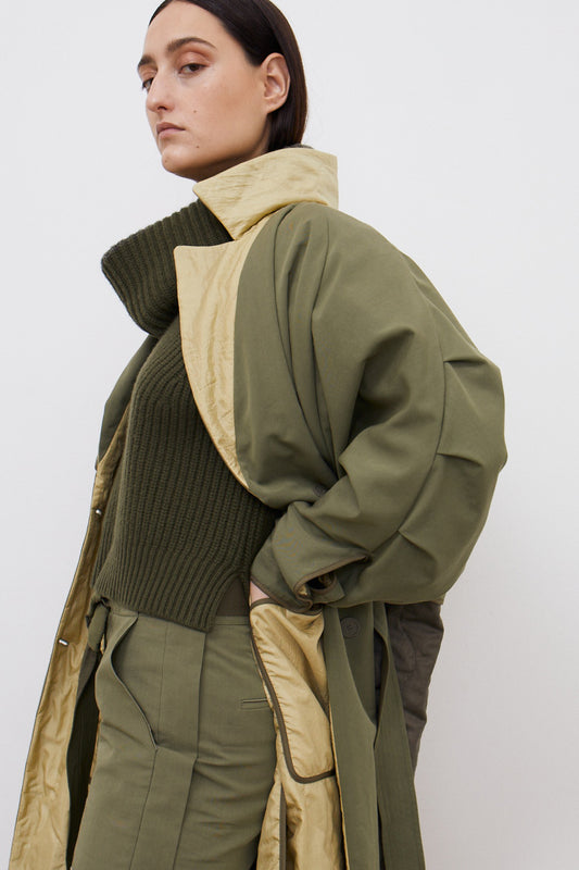 Olive Trench Coat