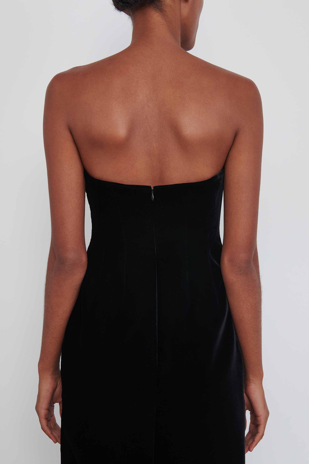 Black Velvet Corset Dress