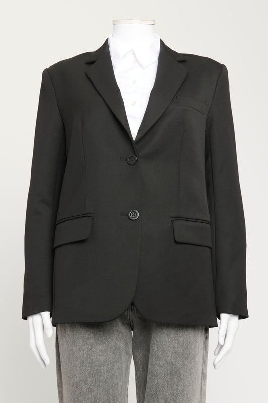 Black Wool Preowned Quinn Blazer