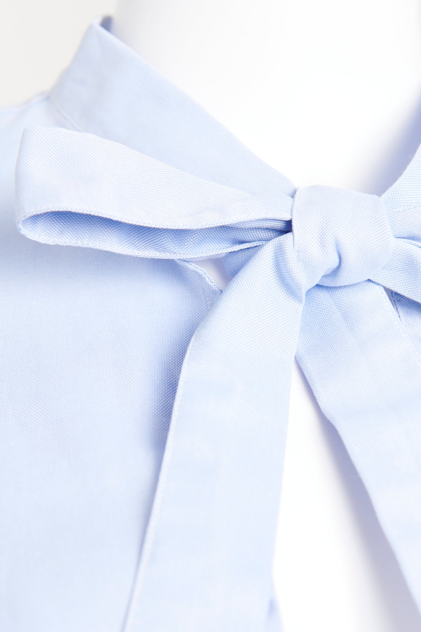 2014 Blue Cotton Preowned Neck Tie Shirt
