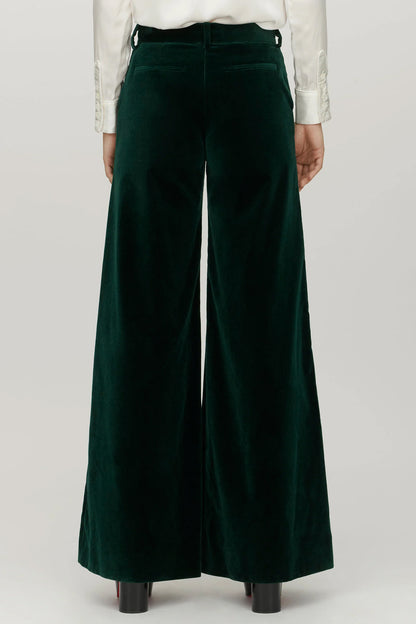 Green Velvet Bianca Trousers