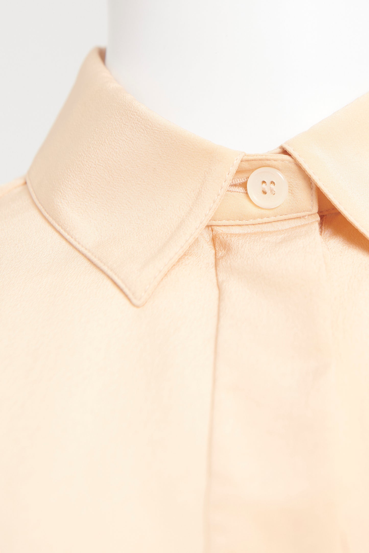 Soft Pink Preowned Silk Button Up Shirt