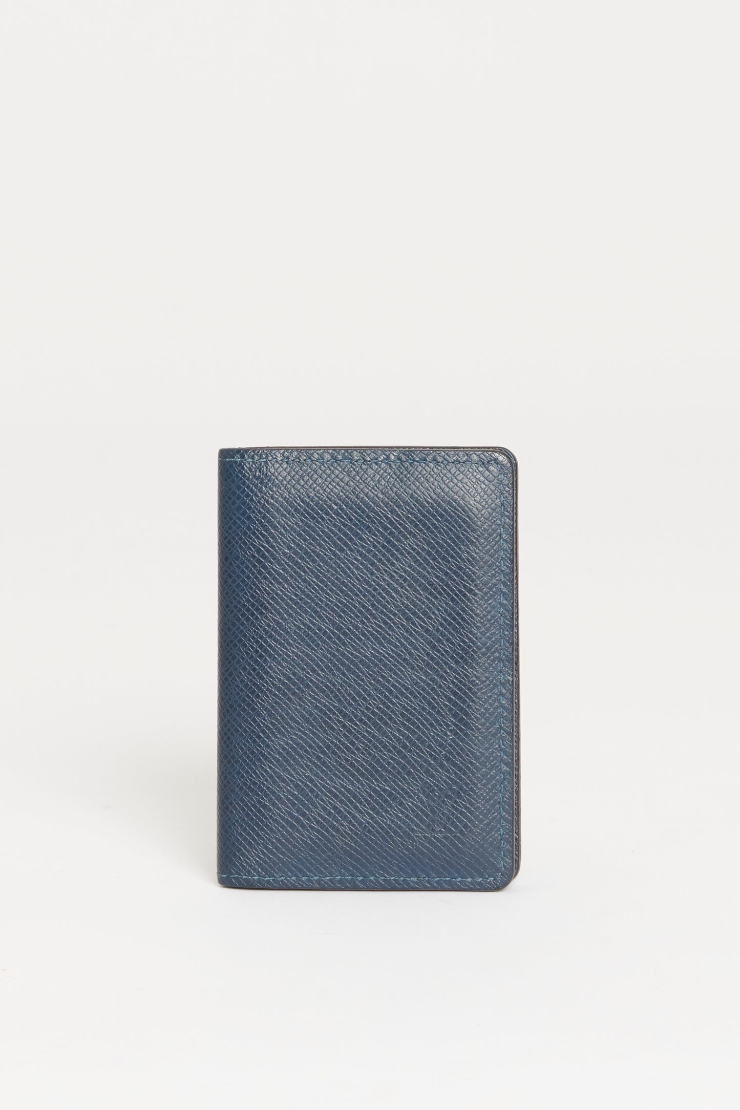 2016 Blue Taïga Leather Preowned Pocket Organizer