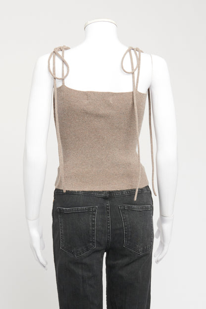 Taupe Cashmere Preowned No.141 Dear Tank Top