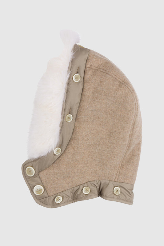 Camel Wool Hood