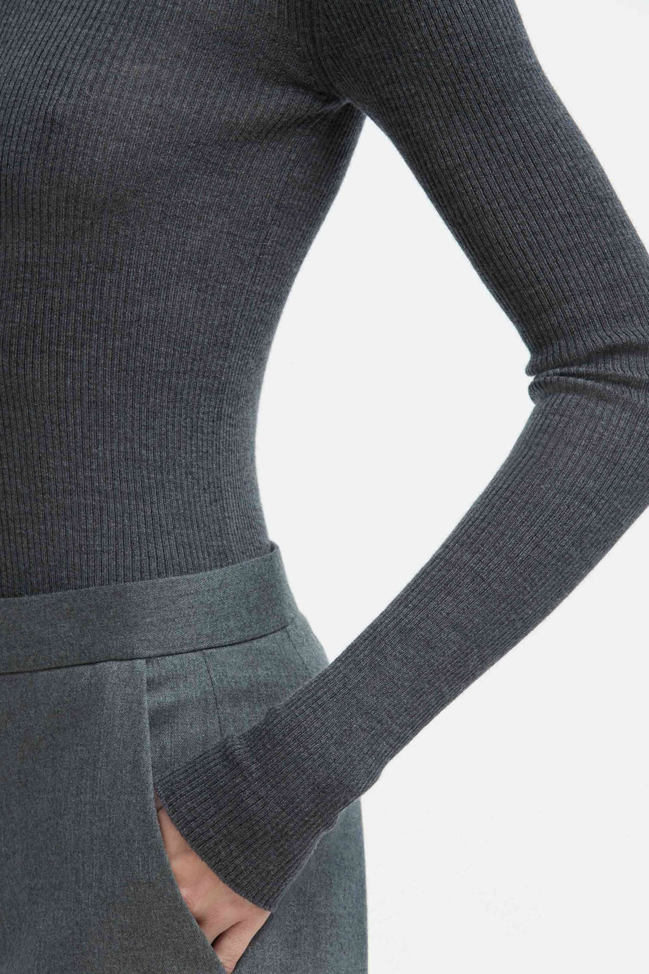 Charcoal Turtleneck