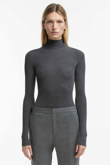 Charcoal Turtleneck