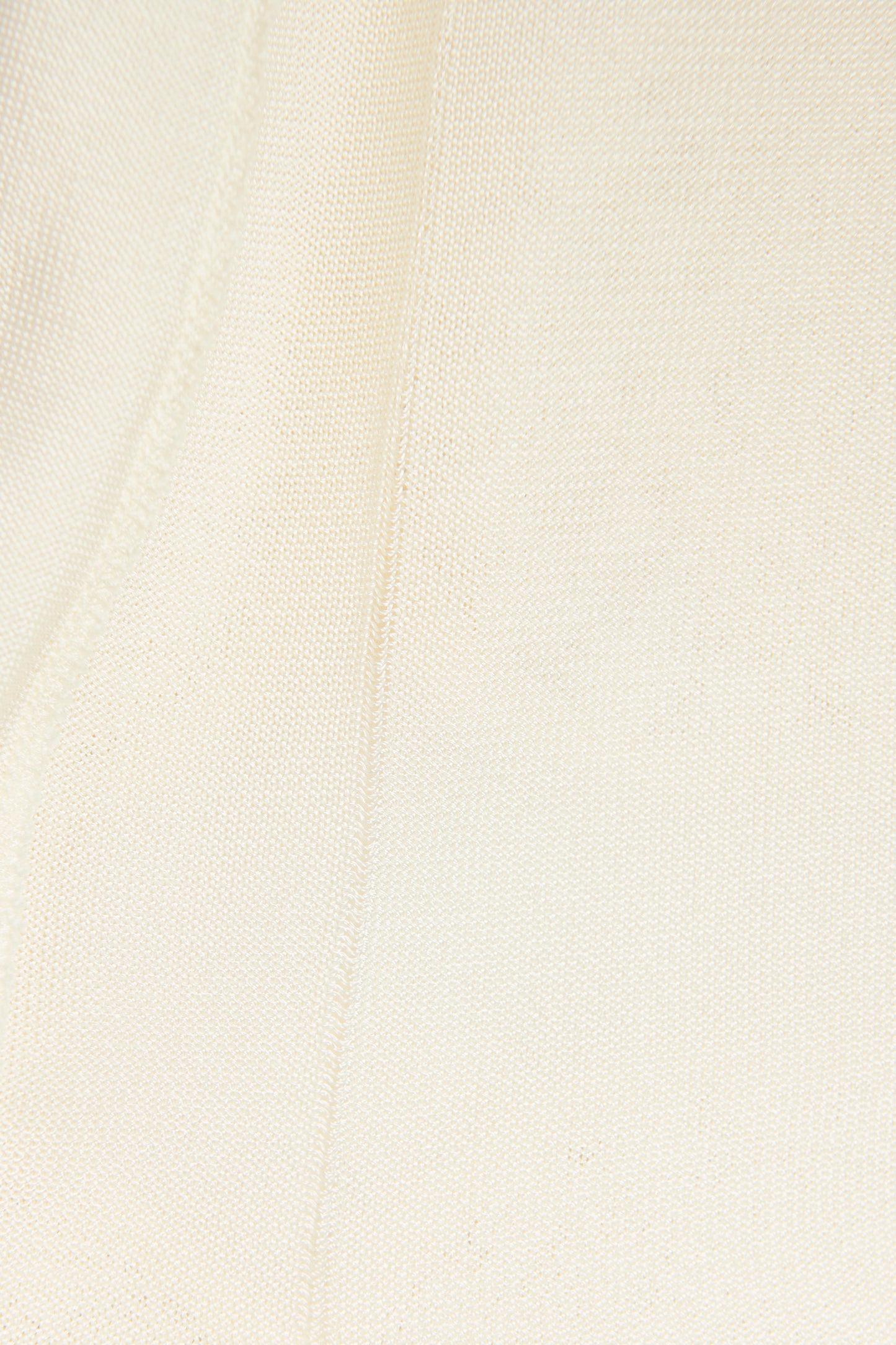 2000's White Silk Viscose Preowned Crochet Maxi Dress