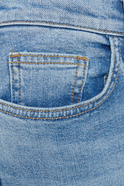 Faded Mid-Blue Jarvis Flared Jeans