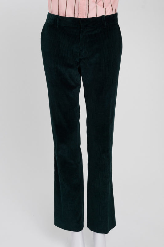 Emerald Green Cord Trousers